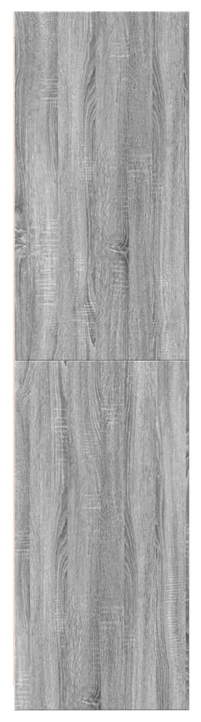 Roupeiro 100x50x200 cm derivados de madeira cinzento sonoma