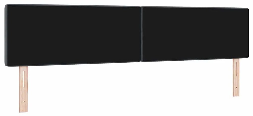 Cabeceira LED com botões de cristal, estofada, cinza escuro, 100 cm, v