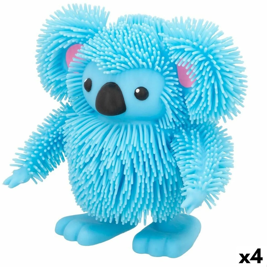 Peluche Eolo Jiggly Pets Koala 18 X 16 X 9,5 cm Plástico (4 Unidades)