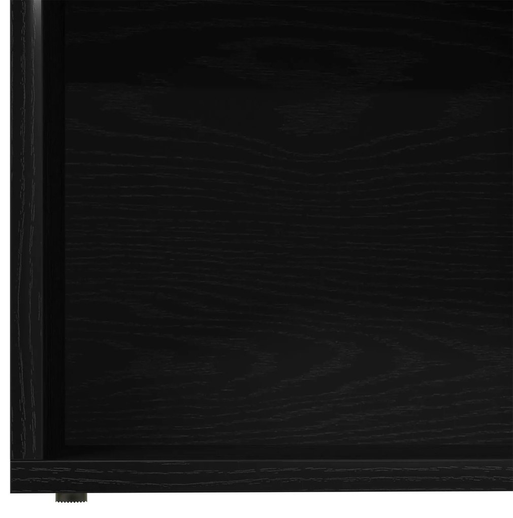 Estantes 3 pcs Carvalho Preto 36x30x143 cm Madeira engenheirada