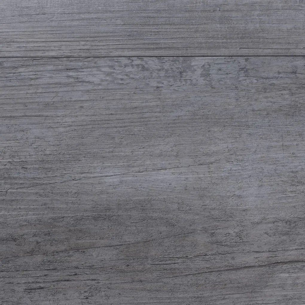 Tábuas soalho PVC autoadesivo 5,02m² 2mm madeira cinzento mate