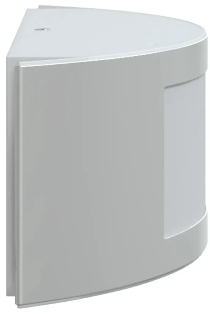 Candeeiros de parede p/ exterior 2 pcs aço inoxidável prateado