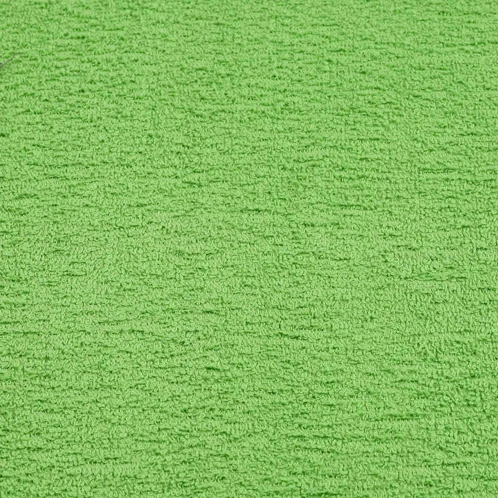 Toalhas 10 pcs 100x200 cm 360 gsm 100% algodão verde maça