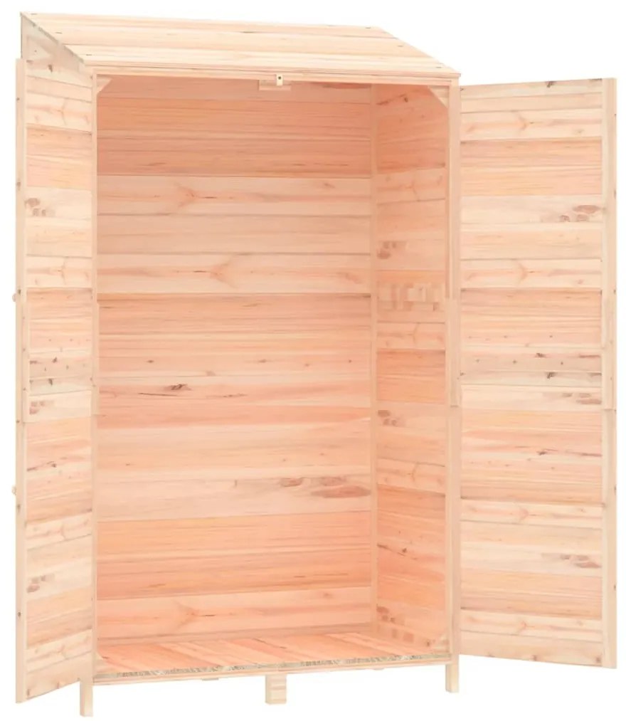 Abrigo de jardim 102x52x174,5 cm madeira de abeto maciça