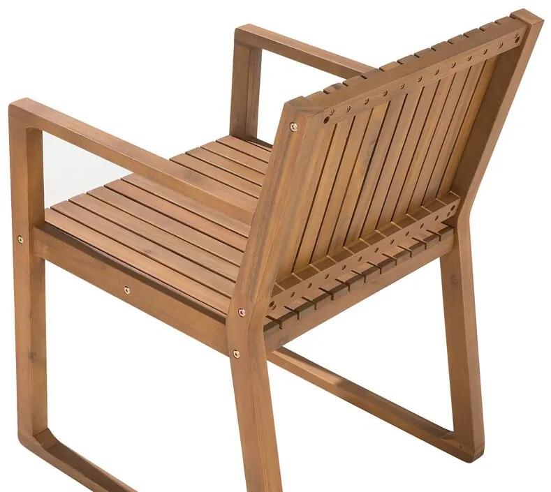 Cadeira de jardim em madeira de acácia SASSARI Beliani