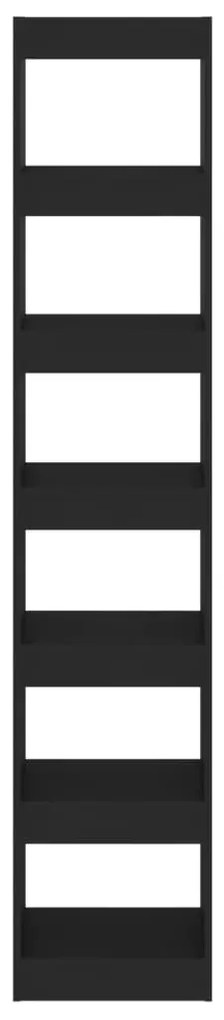 Estante/divisória 40x30x198 cm preto
