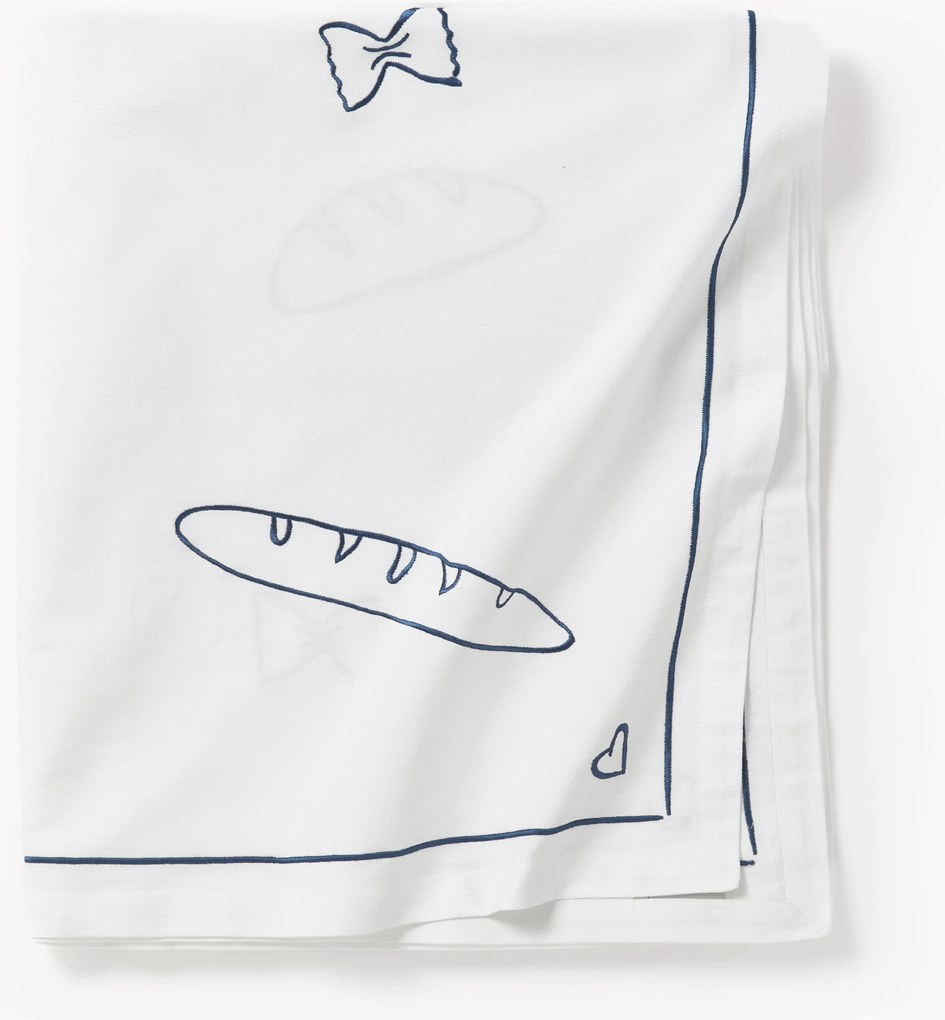 Toalha de mesa bordada Tutti