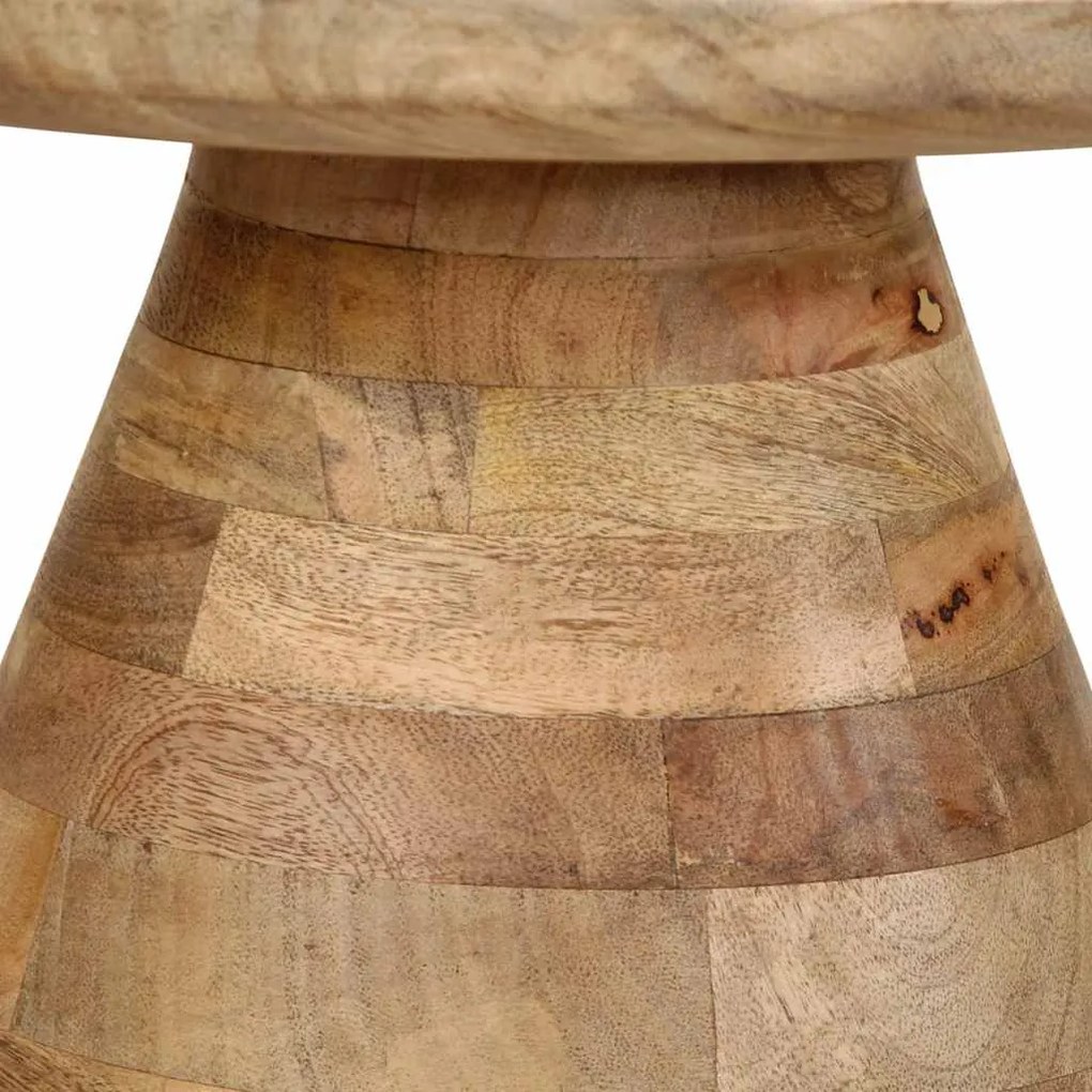 Mesa de apoio Ø50x40 cm madeira de mangueira maciça