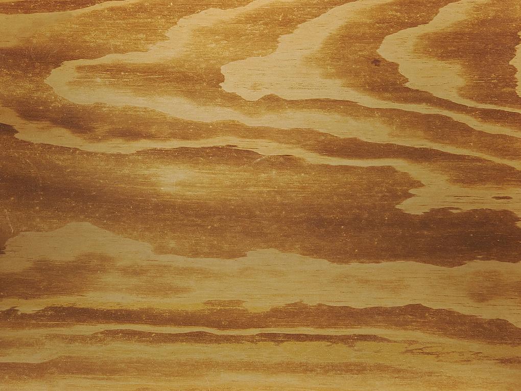 Carrinho de cozinha em madeira clara e preto LETINO Beliani