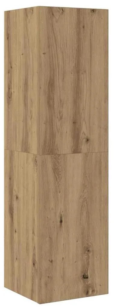 Conjunto de Estantes para TV 4 pcs carvalho artisiano Médio