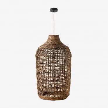 Lâmpada De Teto Arantxa Natural - Preto & Ø40 Cm Arantxa - Sklum