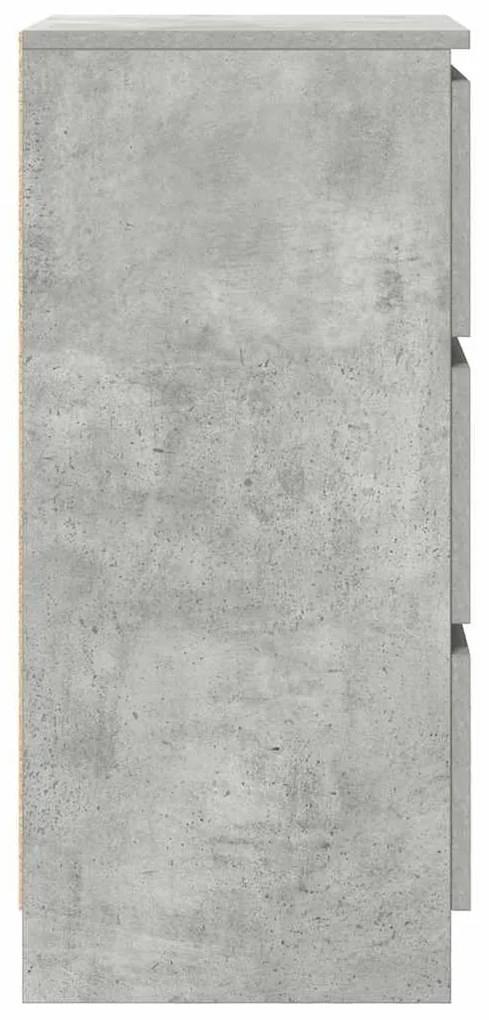 Aparador 37,5x35x76 cm derivados de madeira cinza cimento