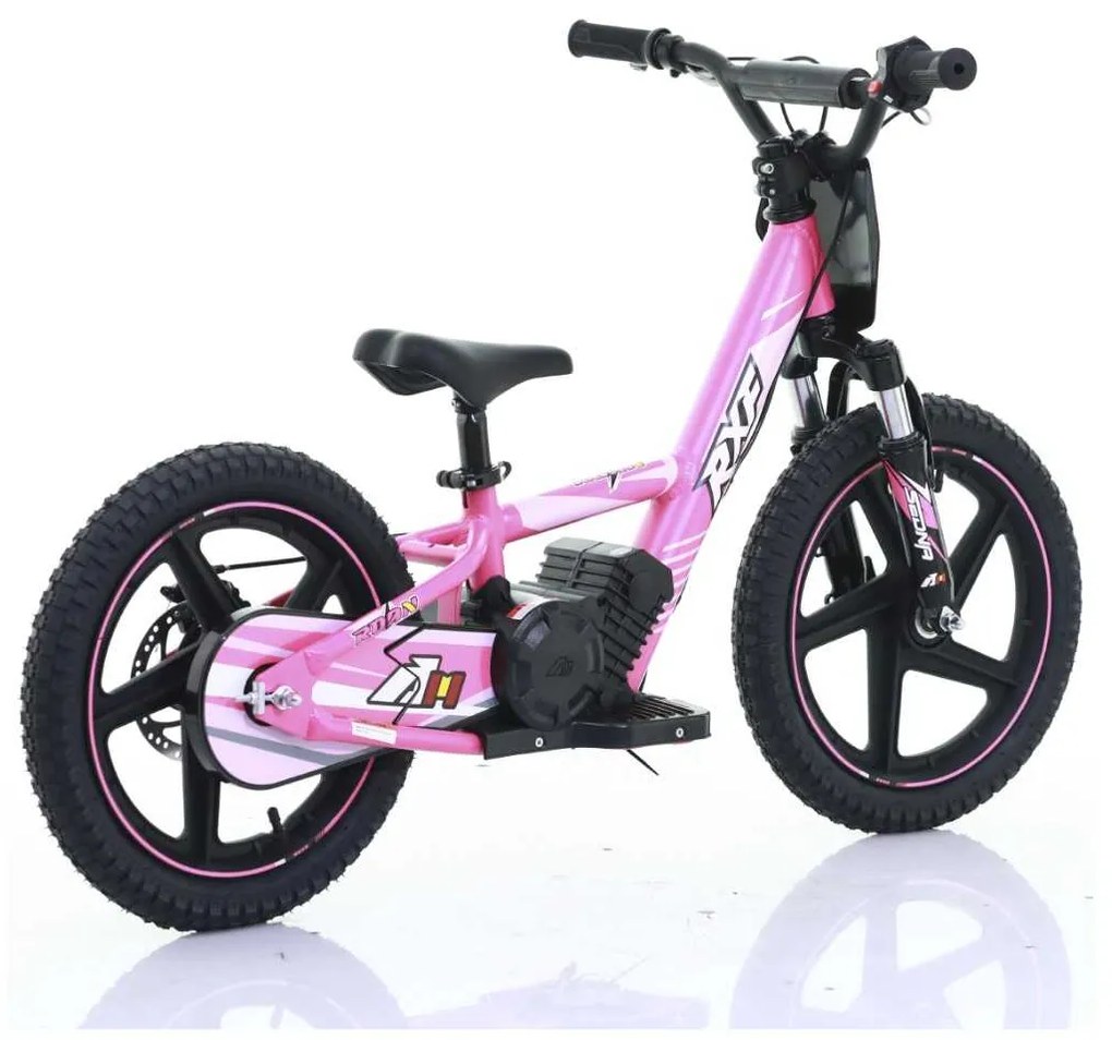 Bicicleta elétrica infantil 250W 16” pro Roan RXF Sedna Rosa