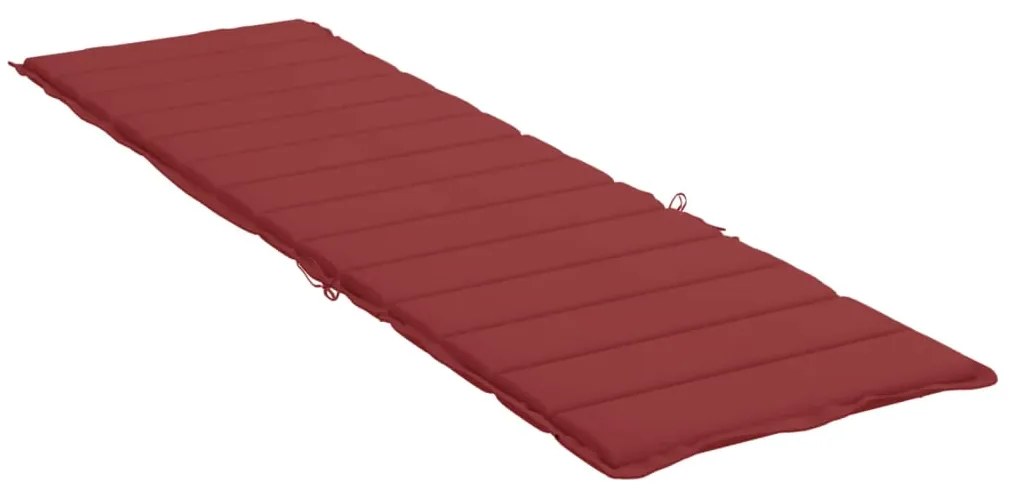 Almofadão p/ espreguiçadeira tecido oxford vermelho tinto