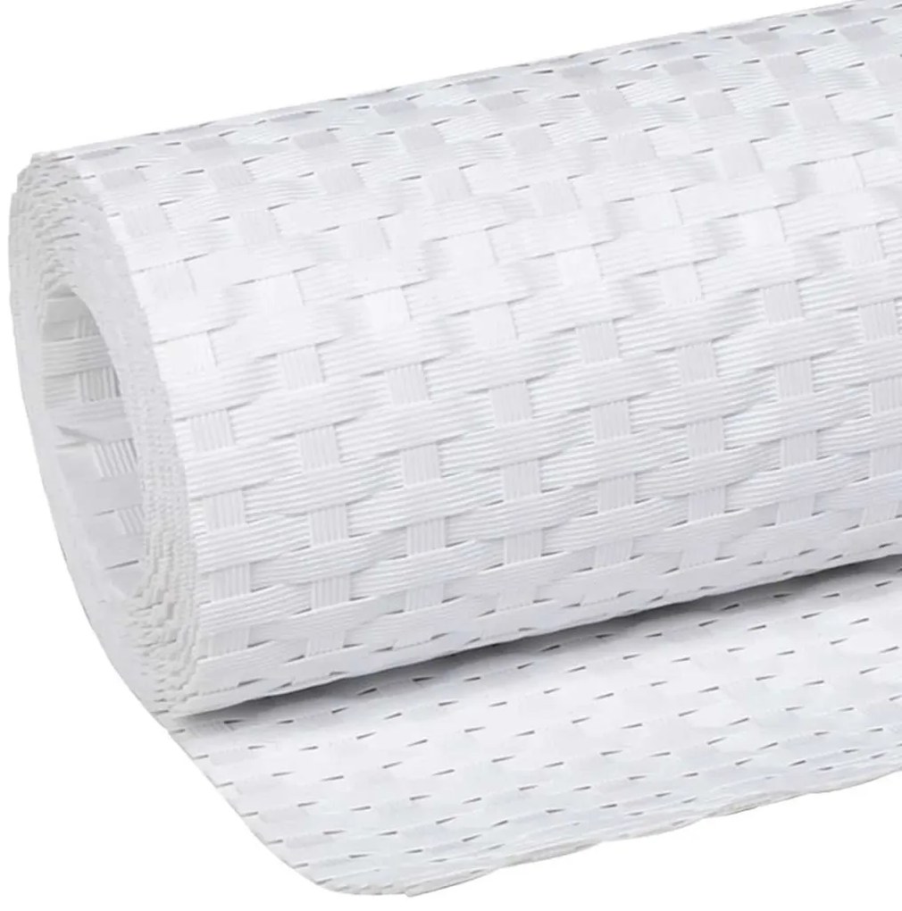 Tela de varanda 400x80 cm vime PE branco