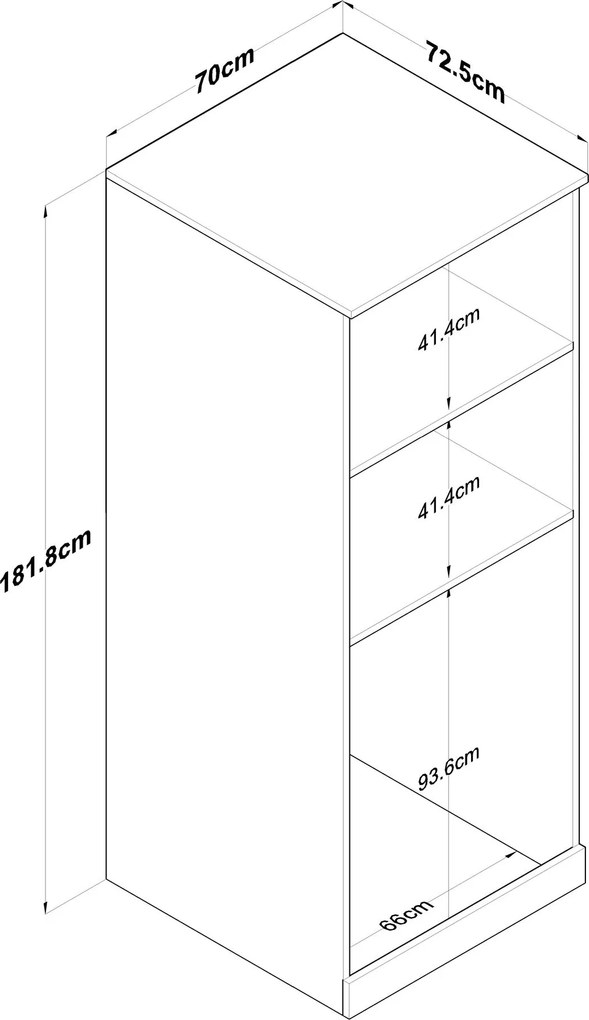 Armário para Máquina de Lavar Roupa "Heimdall" - Design Moderno - Bran