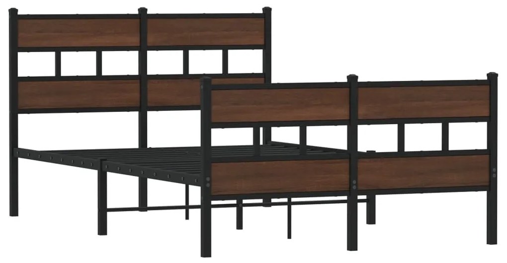 Cama sem colchão com cabeceira e pés 120x190 cm