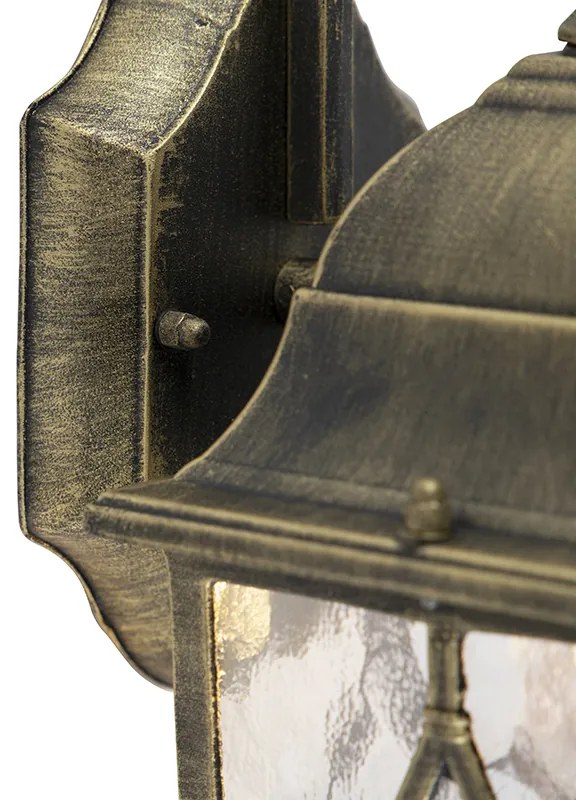 Candeeiro de parede exterior inteligente romântico bronze incl. Wifi A60 - London