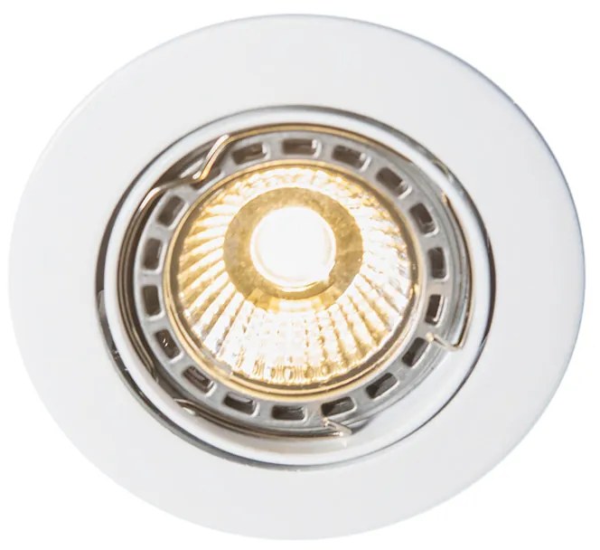 LED Foco embutido inteligente branco inclinável c/ Wifi GU10 - Edu Moderno