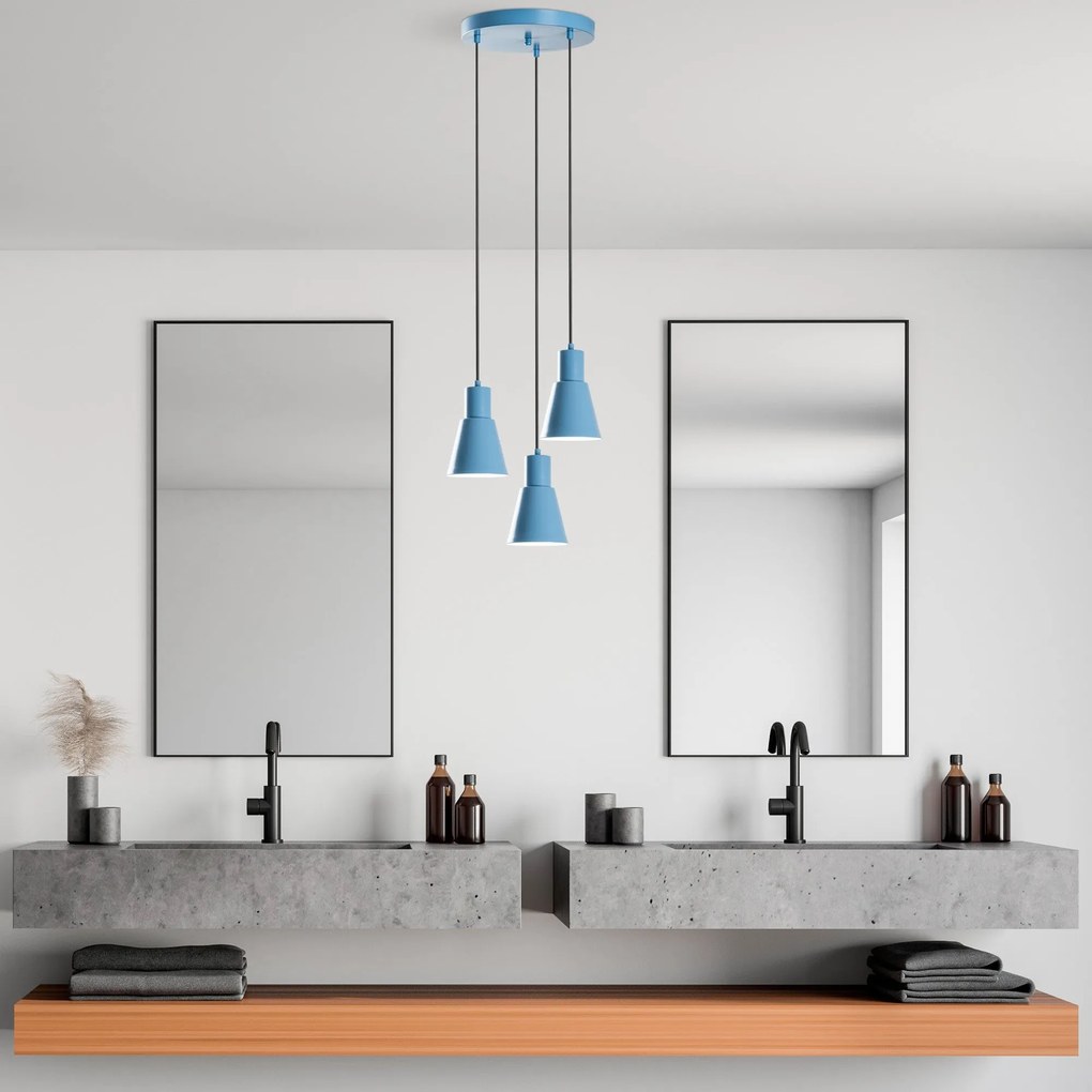 Chandelier Konikkem – Azul Claro – Ø40 cm