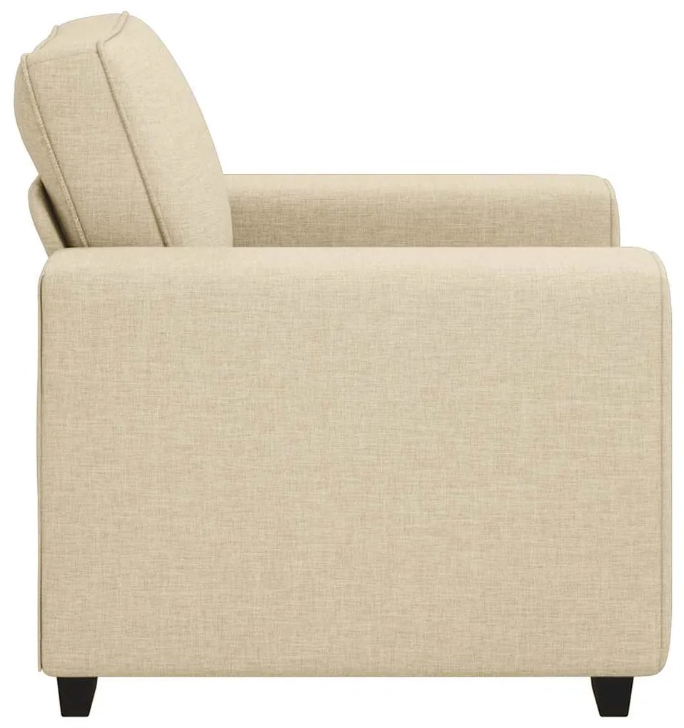 Poltrona 60 cm tecido cor creme