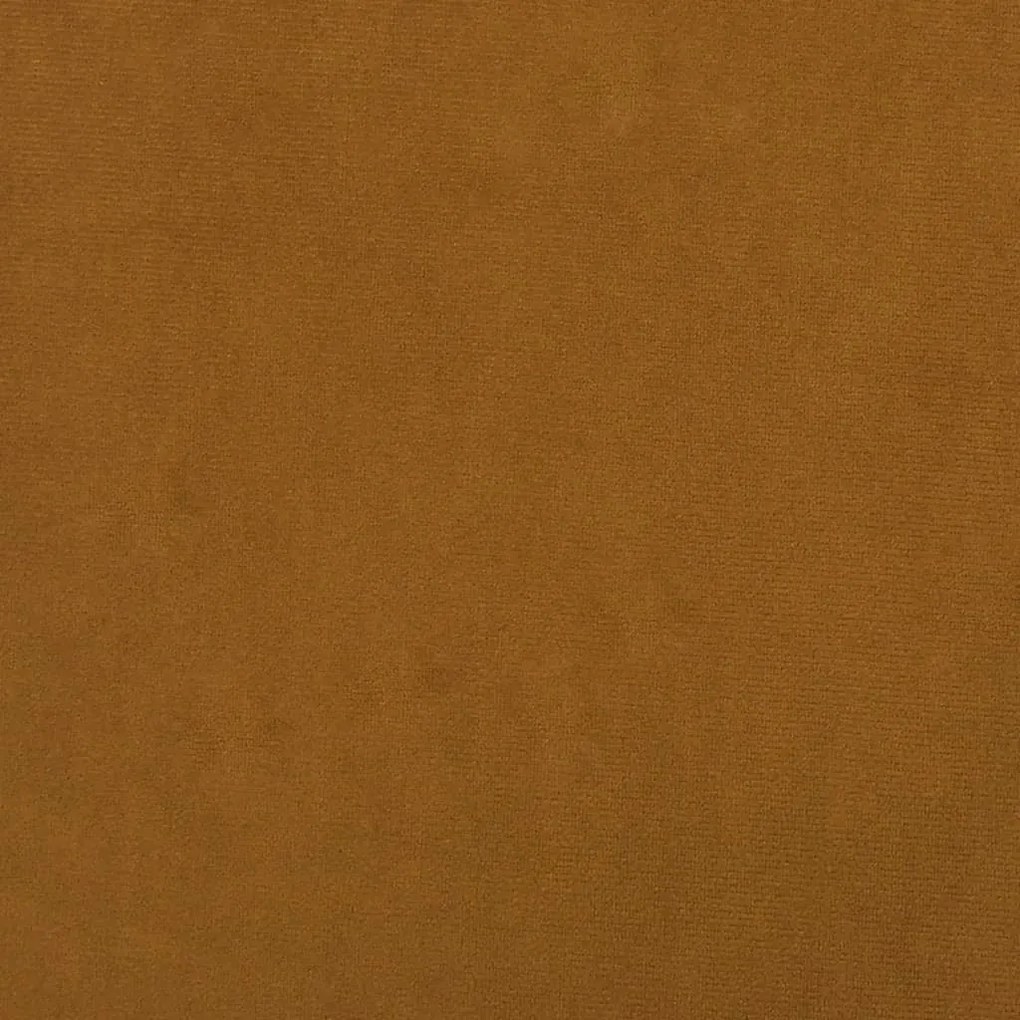 Apoio de pés 78x56x32 veludo castanho