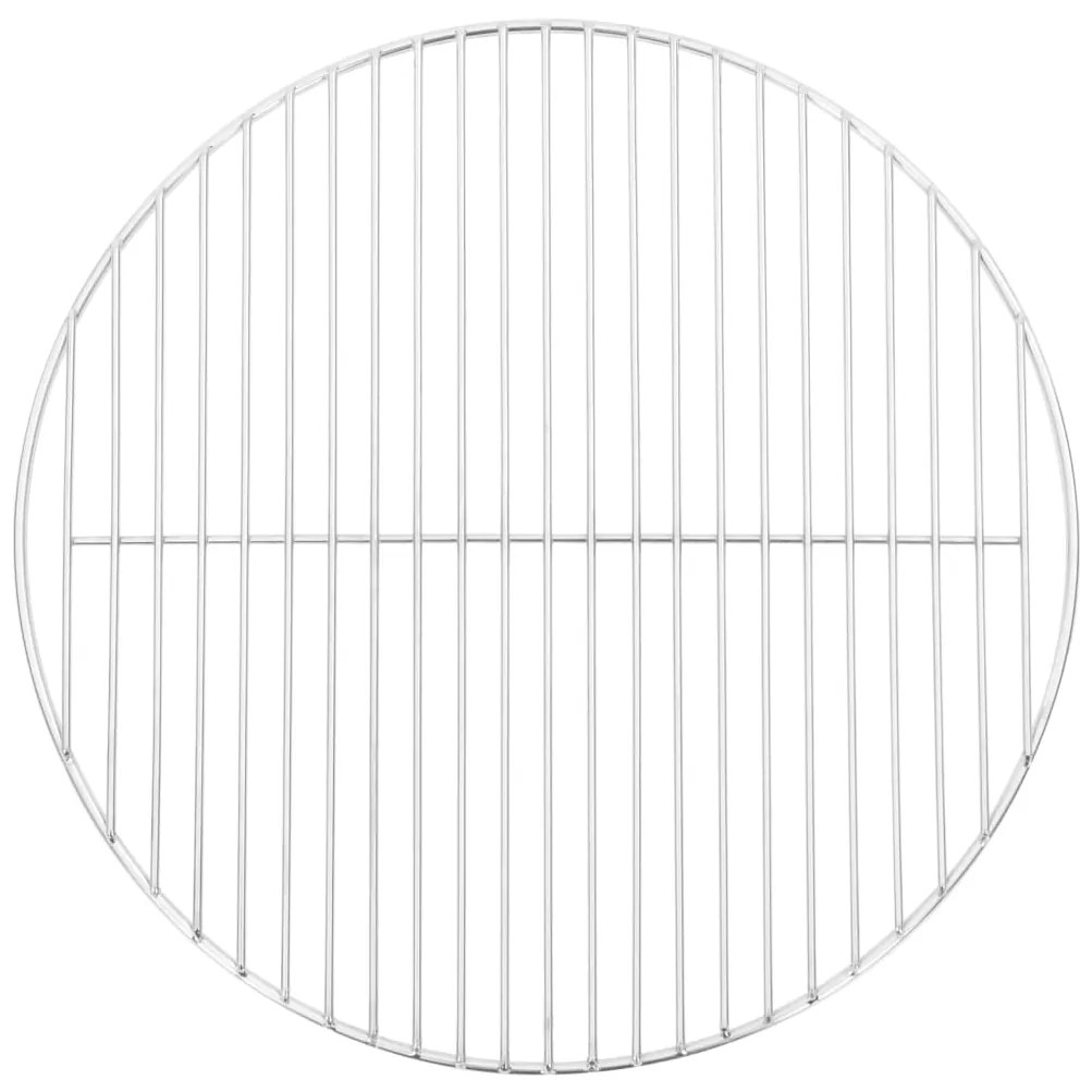 Grelha para churrasco redonda Ø44,5 cm aço inoxidável 304