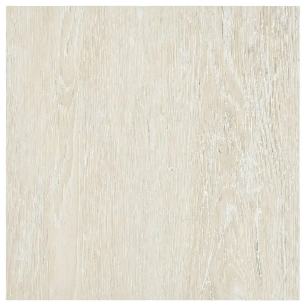 Tábuas de soalho autoadesivas 55 pcs 5,11 m² PVC creme