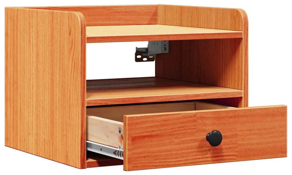 Mesa-de-cabeceira com gaveta Castanho-mel 38 x 36 x 29,5 cm
