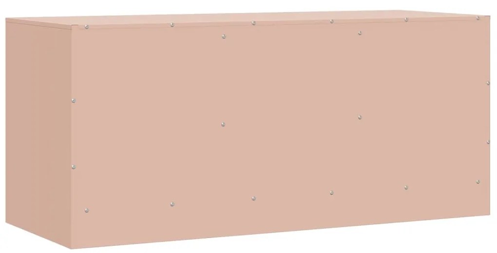 Móvel de TV 99x39x44 aço rosa