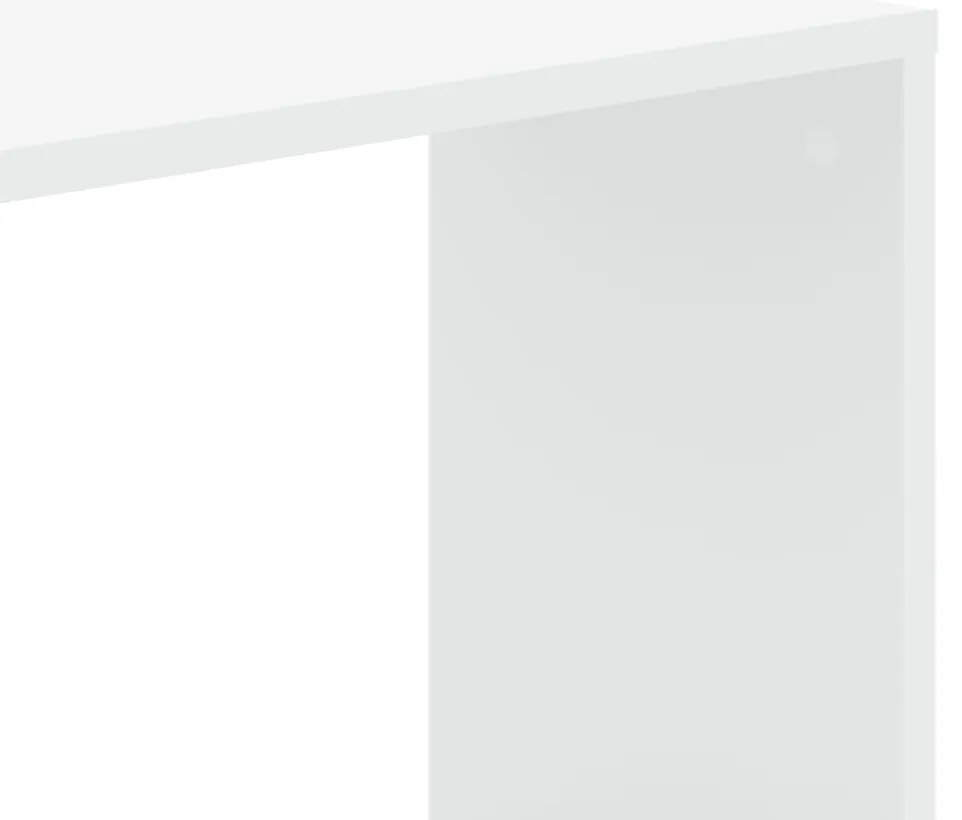 Estante com 5 prateleiras derivados de madeira branco