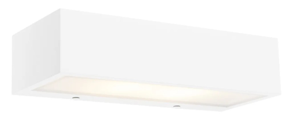 Candeeiro de parede design oblongo branco 25 cm - Houx Design