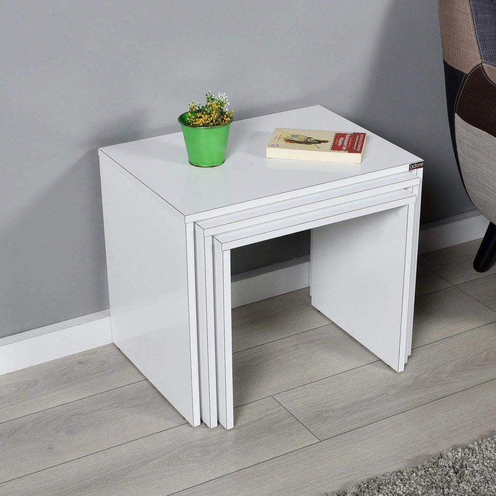 Mesa de Centro "Shp-103-Pp-1" - Design Moderno - Branco