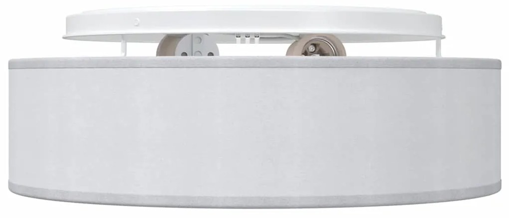 Luzes de Teto Embutidas Cinza Ø 38 cm Tecido E27