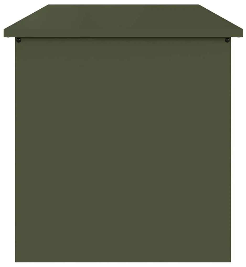 Caixa de Armazenamento Externa Verde-oliva 80 x 50.5 x 50 cm