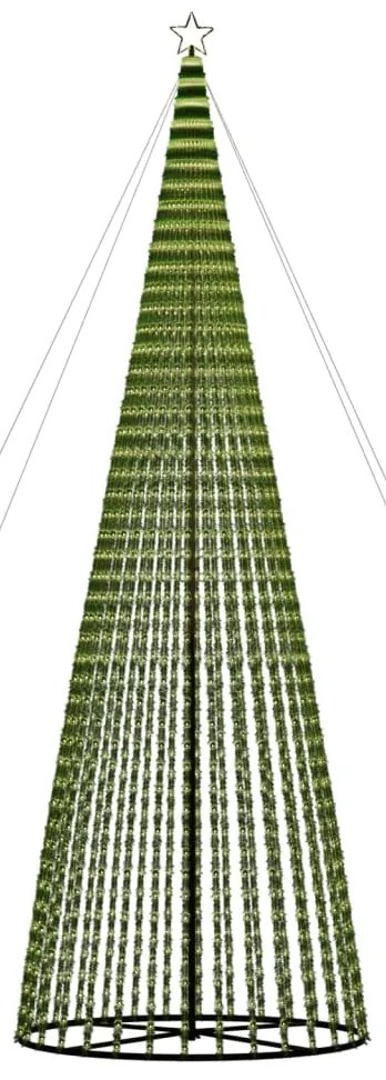 LED Árvore de Natal 1544 LEDs Branco Quente 500 cm