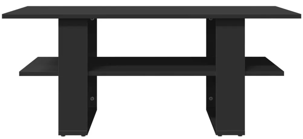 Mesa de centro 102x55x42 cm derivados de madeira preto