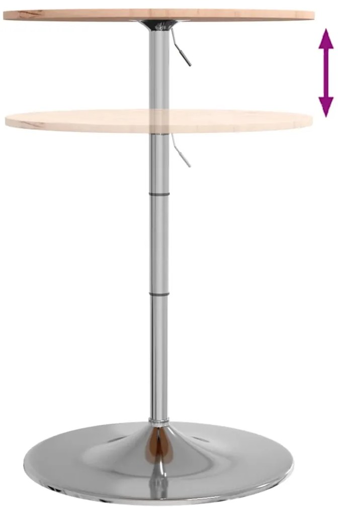 Mesa de bar Ø60x89,5 cm madeira de faia maciça