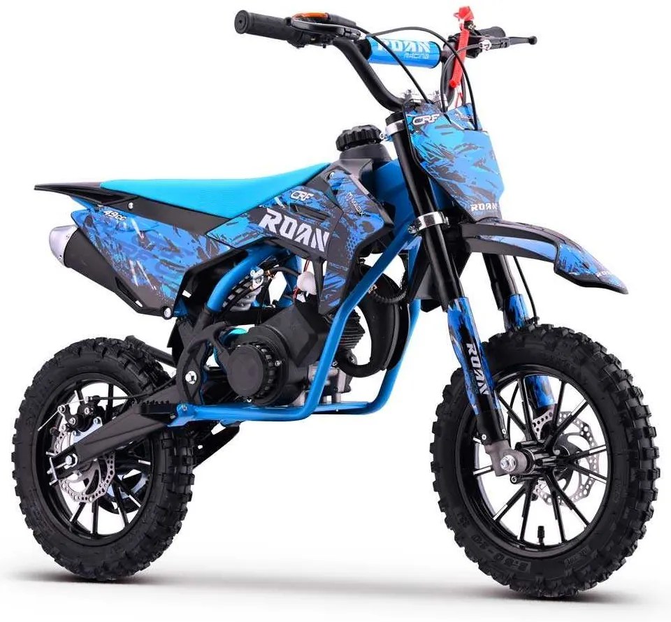 MINI MOTO Crianças MINICROSS gasolina 49cc Roan CRF 10/10" 3.5cv Azul