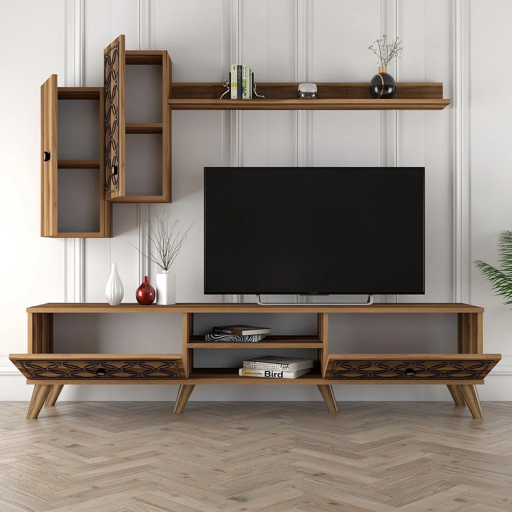 Unidade TV ClassS – Nogueira – 180x44x35 cm