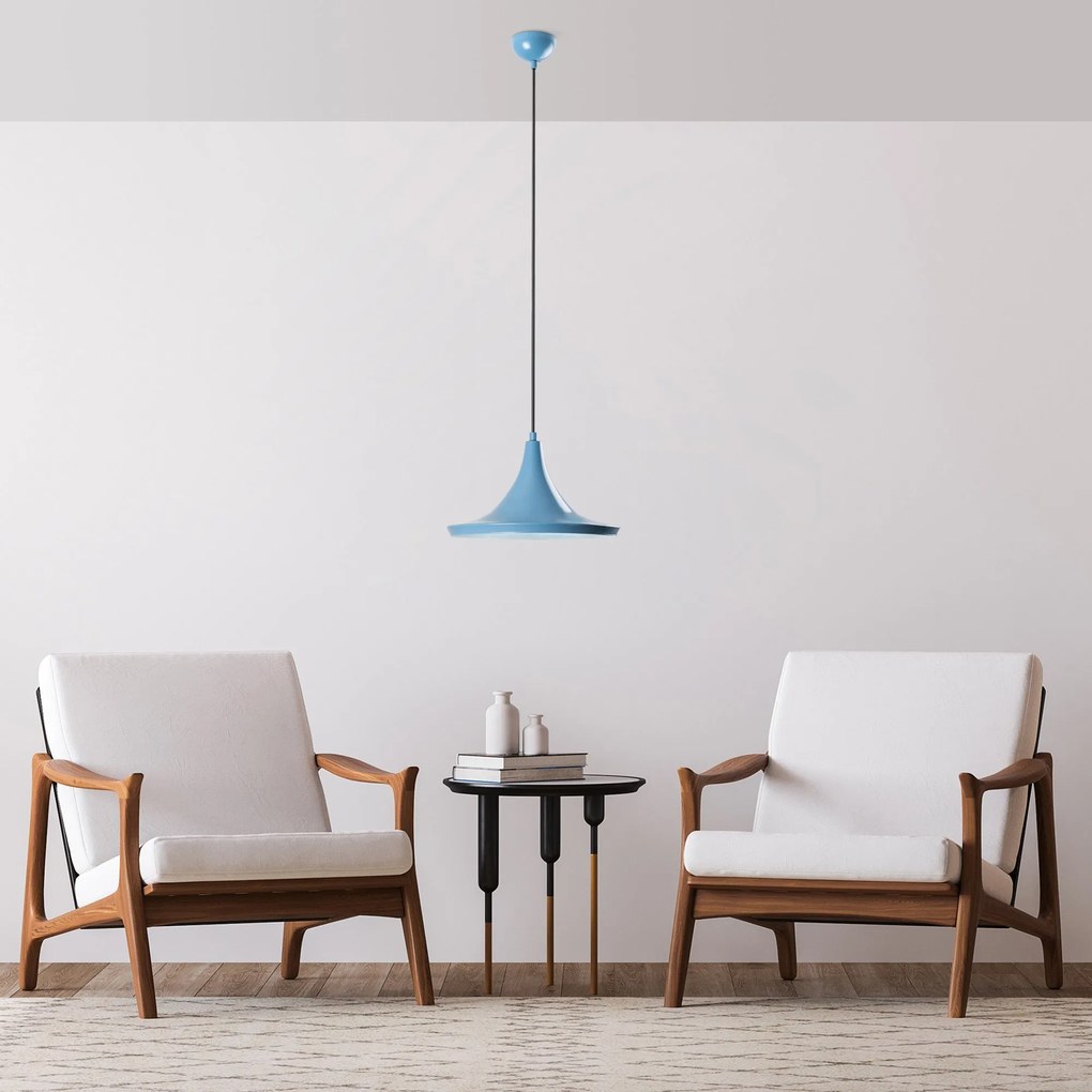Candeeiro de Teto Tom – Azul Claro – Ø30 h:20 cm