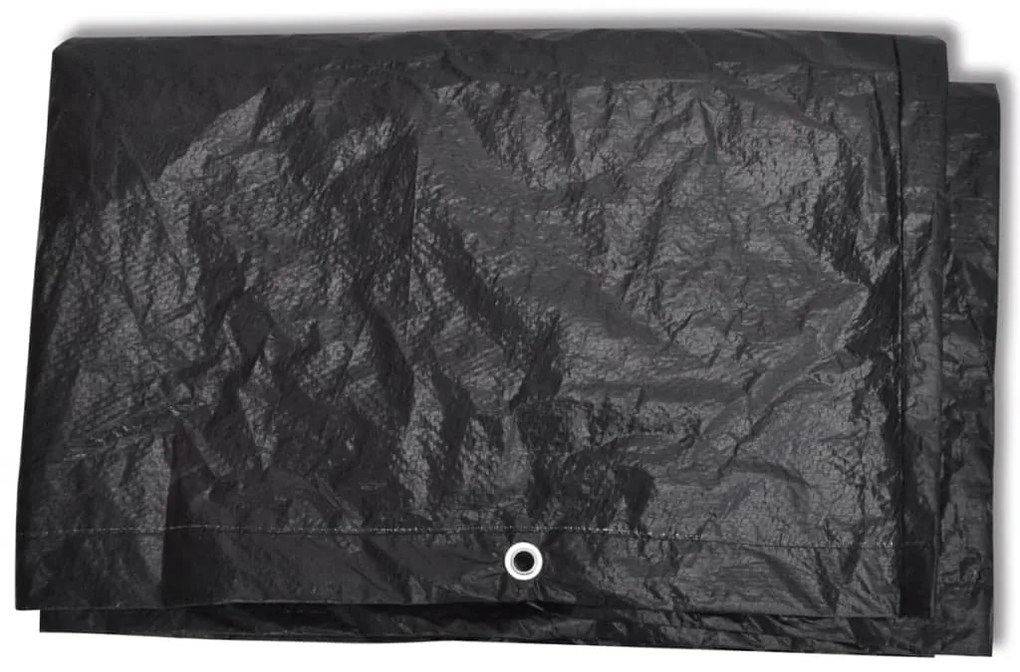 Conjunto capas p/ mobiliário jardim 2 pcs 10 ilhós 300x140 cm