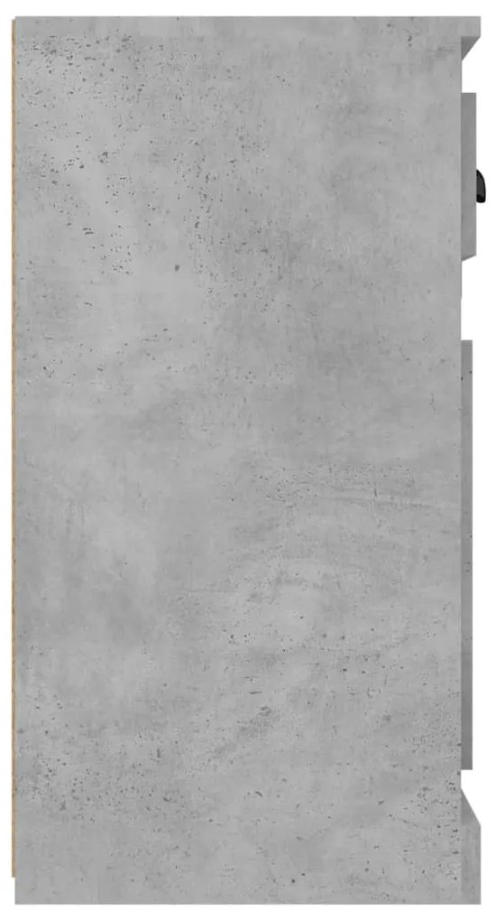 Aparador 70x35,5x67,5 cm derivados de madeira cinzento cimento