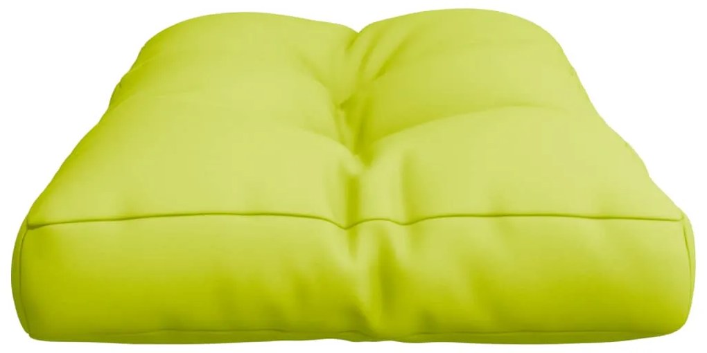 Almofadão p/ sofá de paletes 80x40x12 cm tecido verde brilhante