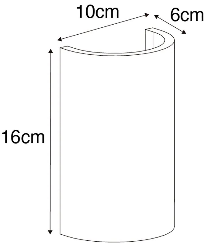 Candeeiro de Parede Moderno Branco com Wifi Incluído G9 - Colja Novo