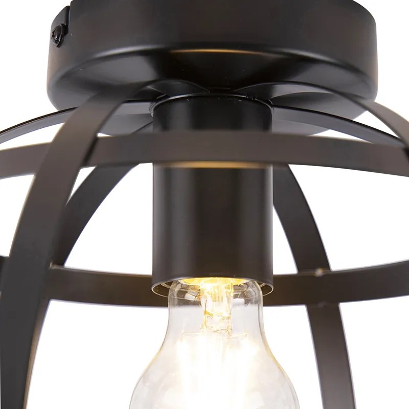Candeeiro de teto industrial preto - Boula Industrial