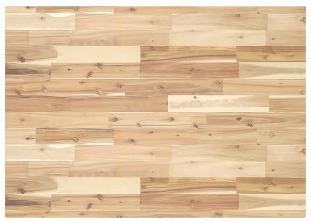 vidaXL Tampo de secretária 80x70x4 cm acácia maciça não tratada