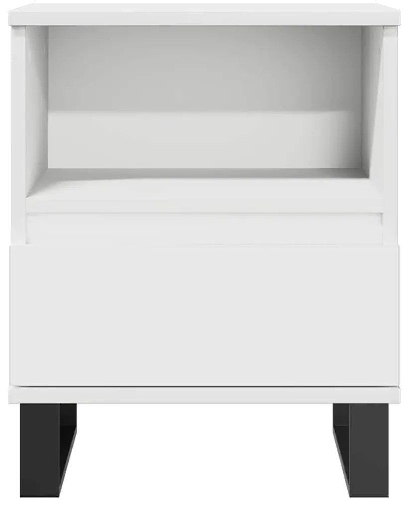 Mesa de cabeceira 40x35x50 cm derivados de madeira branco