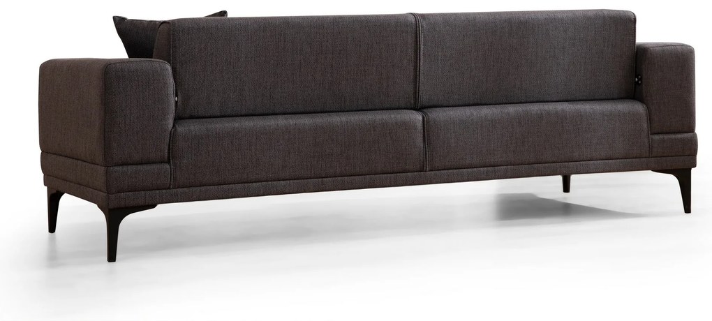 Sofá-Cama 3 Lugares Horizon – Cinzento Escuro – 230x95x77 cm