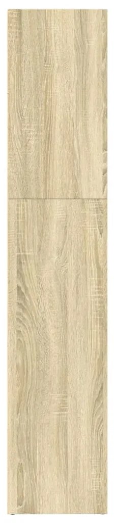 Estante 80x30x152 cm derivados de madeira carvalho sonoma